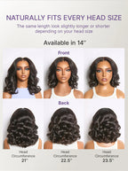 Shoulder Length Body Wave PartingMax Glueless 7x6 HD Lace Wig Pre-Cut Lace