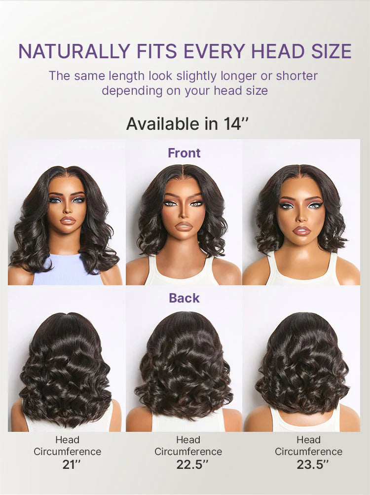 Shoulder Length Body Wave PartingMax Glueless 7x6 HD Lace Wig Pre-Cut Lace