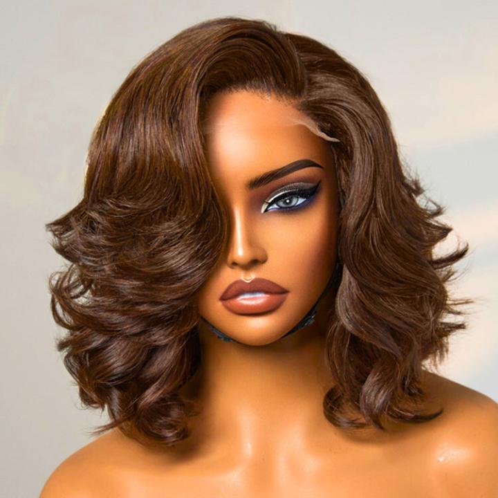 [Free Upgraded 7x6 Side Part] Menglle Hair Honey Blonde Highlight 200% Density 7X6 Lace Front Wig Pre Cut Lace Ready to Go Human Hair Wigs Medium Cap Size#springfresh#GiftedInLove