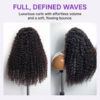 Comfort Wig 200% Density Deep Wave Glueless 7x6 Closure HD Lace Human Hair Wig Pre-Cut Lace