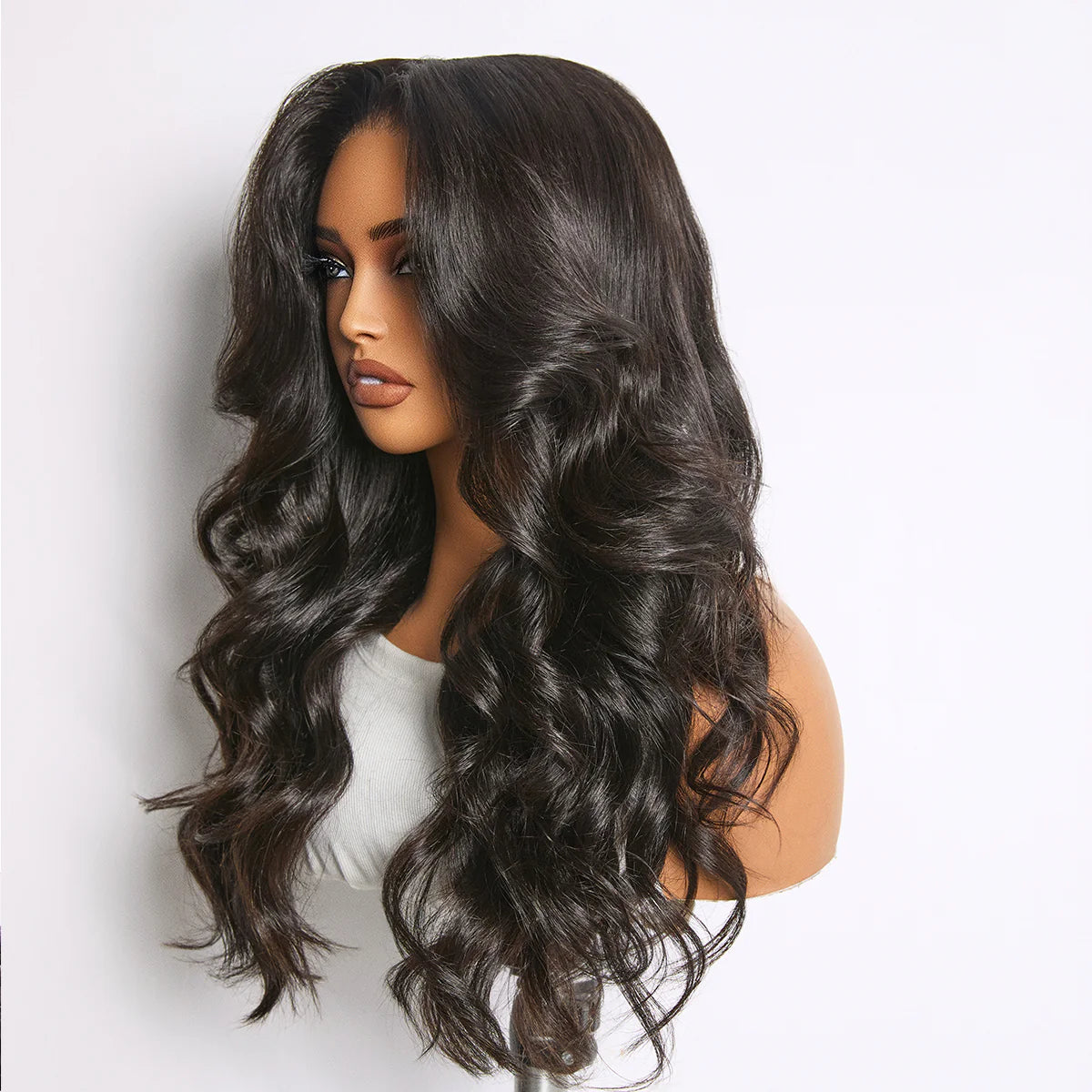 PartingMax Loose Wave Glueless 7x6 HD Lace Long Wig Pre-Cut Lace
