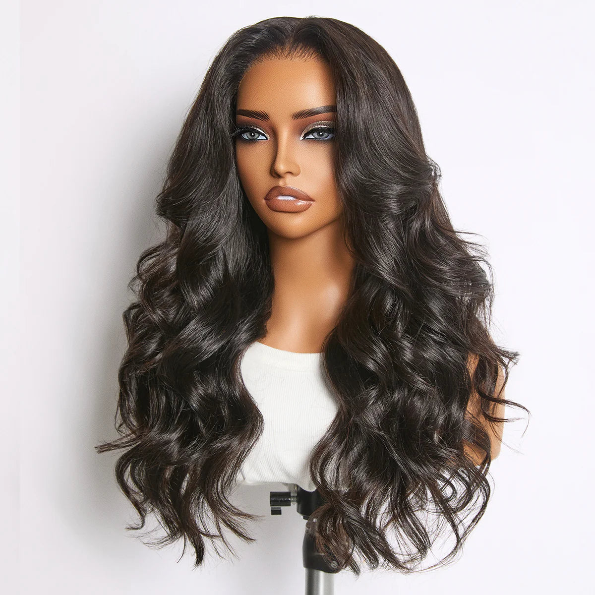 PartingMax Loose Wave Glueless 7x6 HD Lace Long Wig Pre-Cut Lace