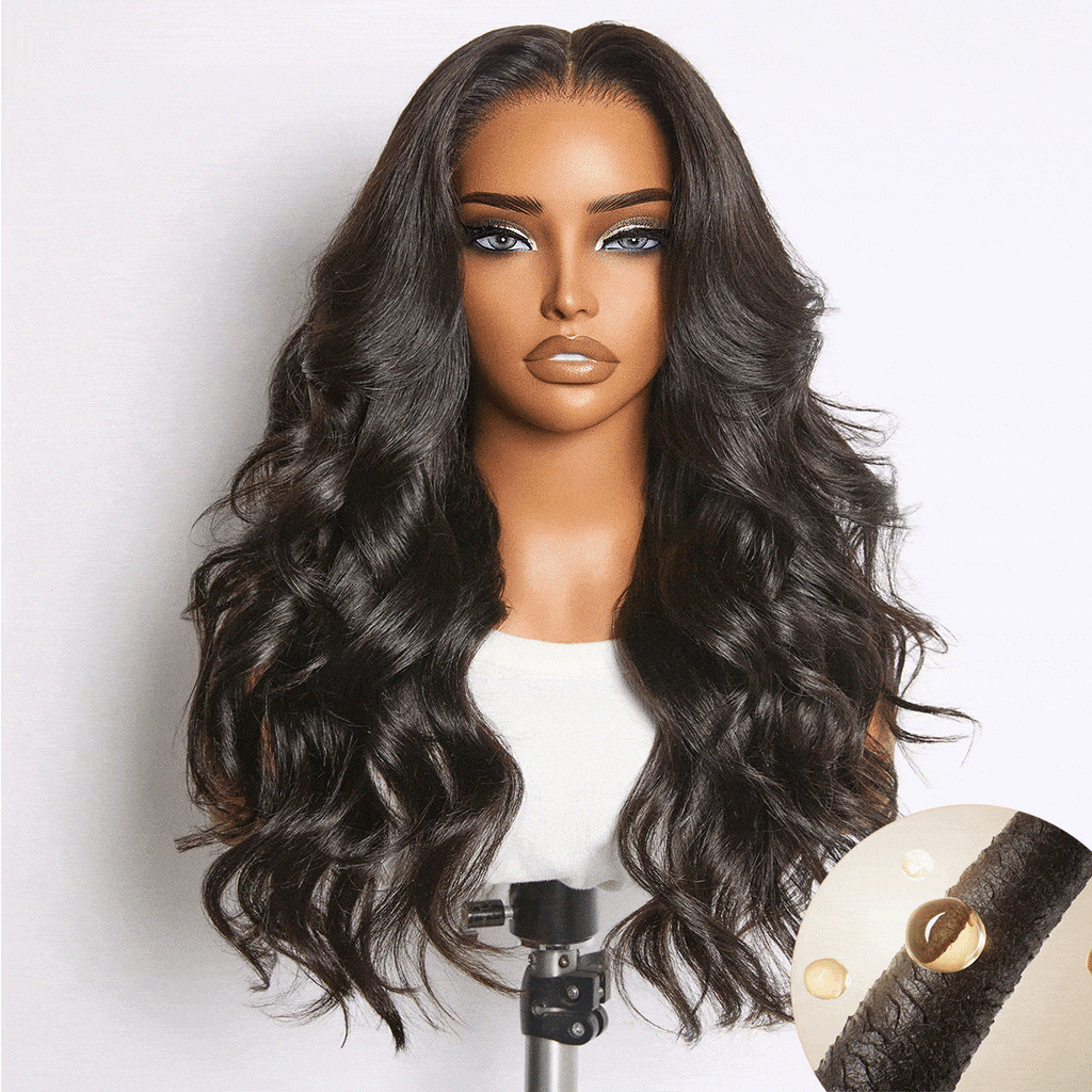 PartingMax Loose Wave Glueless 7x6 HD Lace Long Wig Pre-Cut Lace